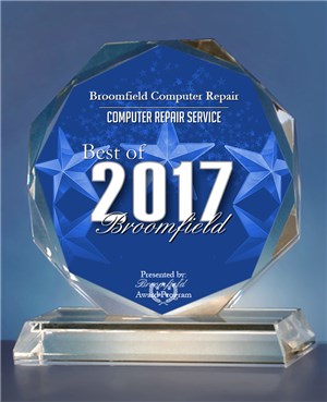 Broomfield Computer Repair Award